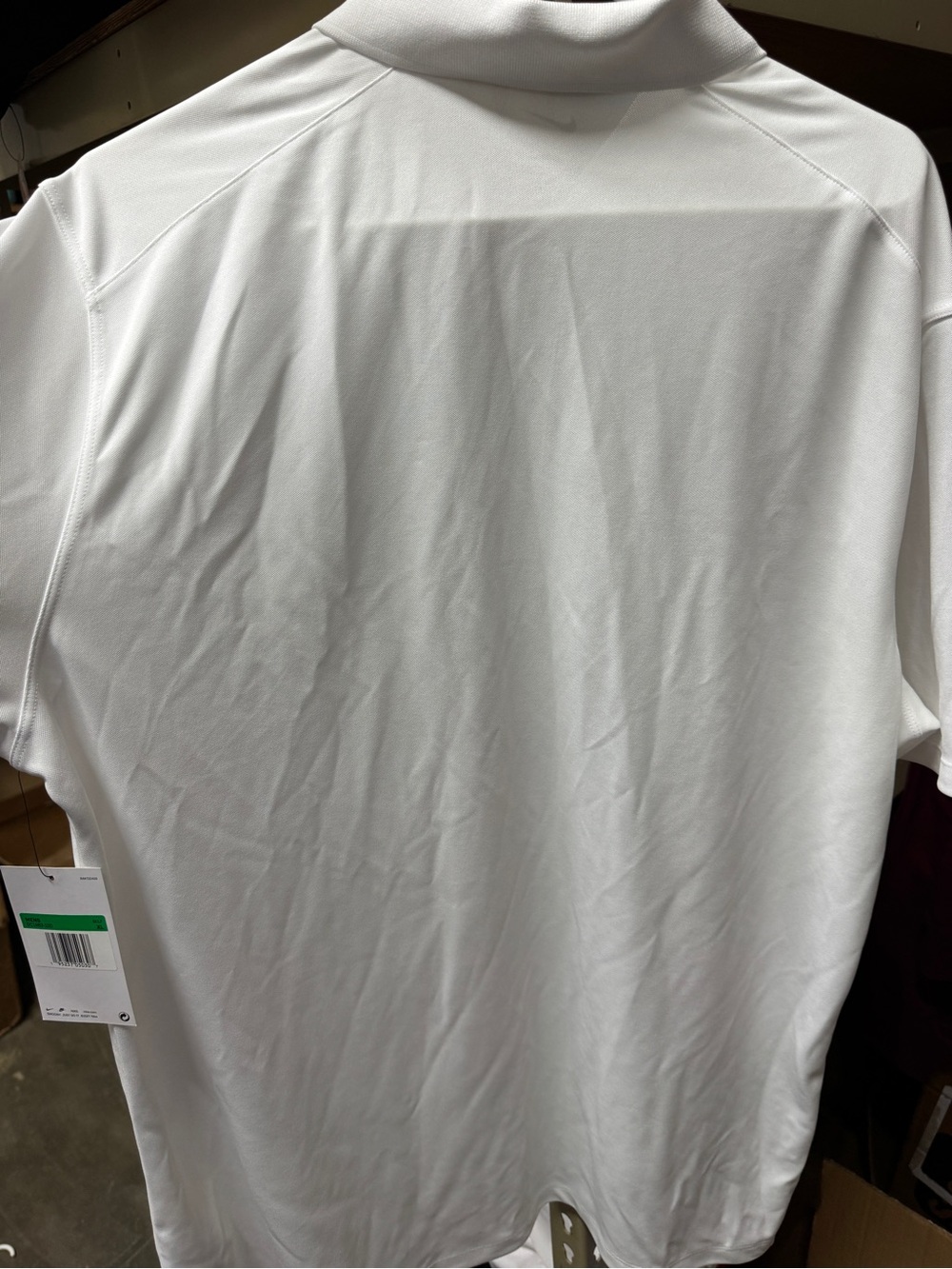 Nike Men’s White Polo Performance Shirt - Picture 4 of 6